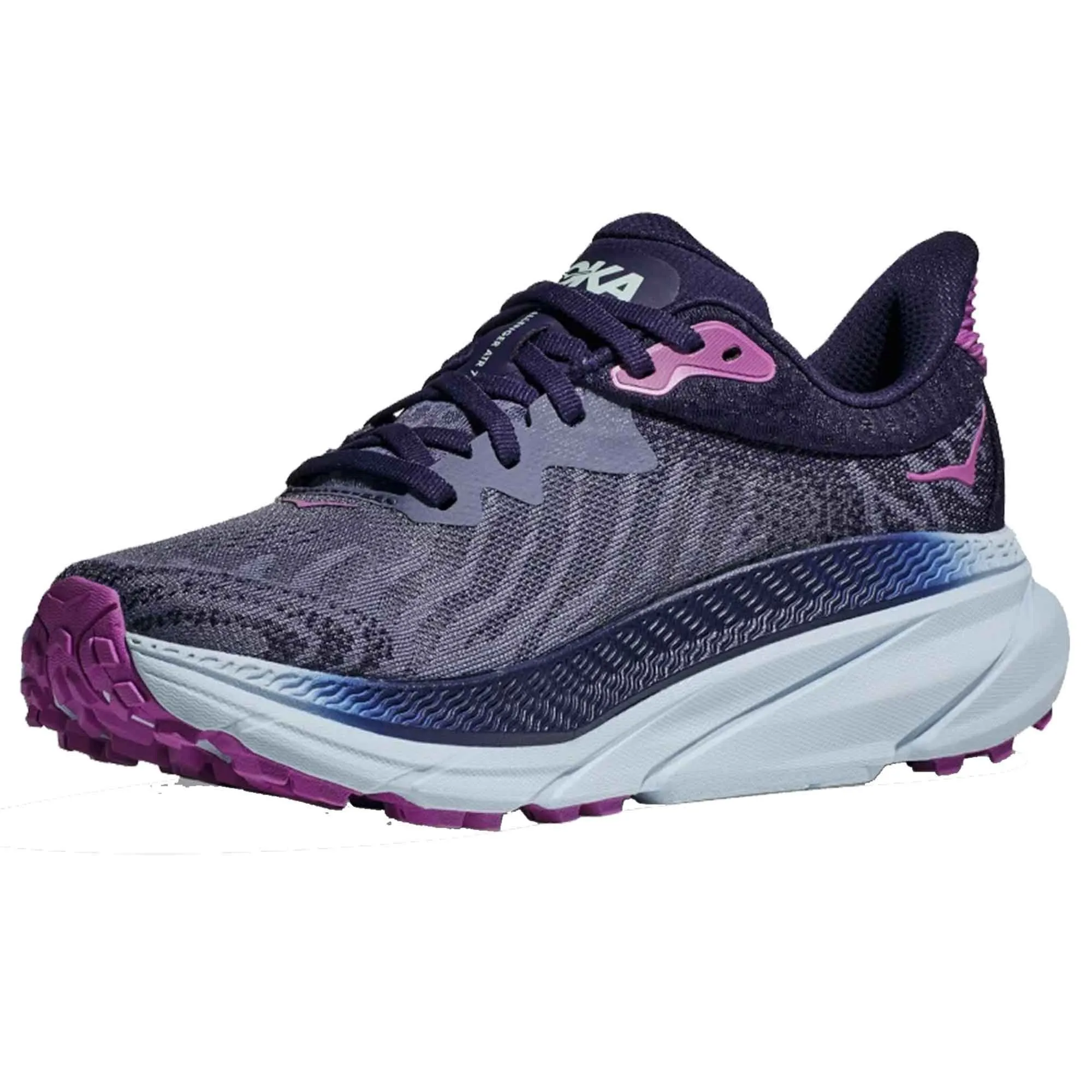 Hoka  Challenger 7 Womens Trail Running Shoes Meteor/Night Sky