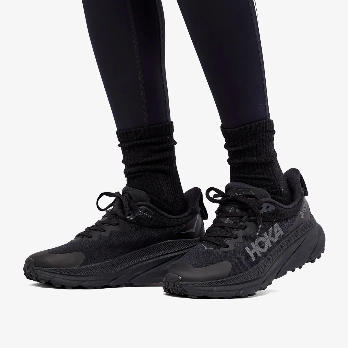 Hoka Challenger ATR 7 Gore-Tex Womens | Black / Black