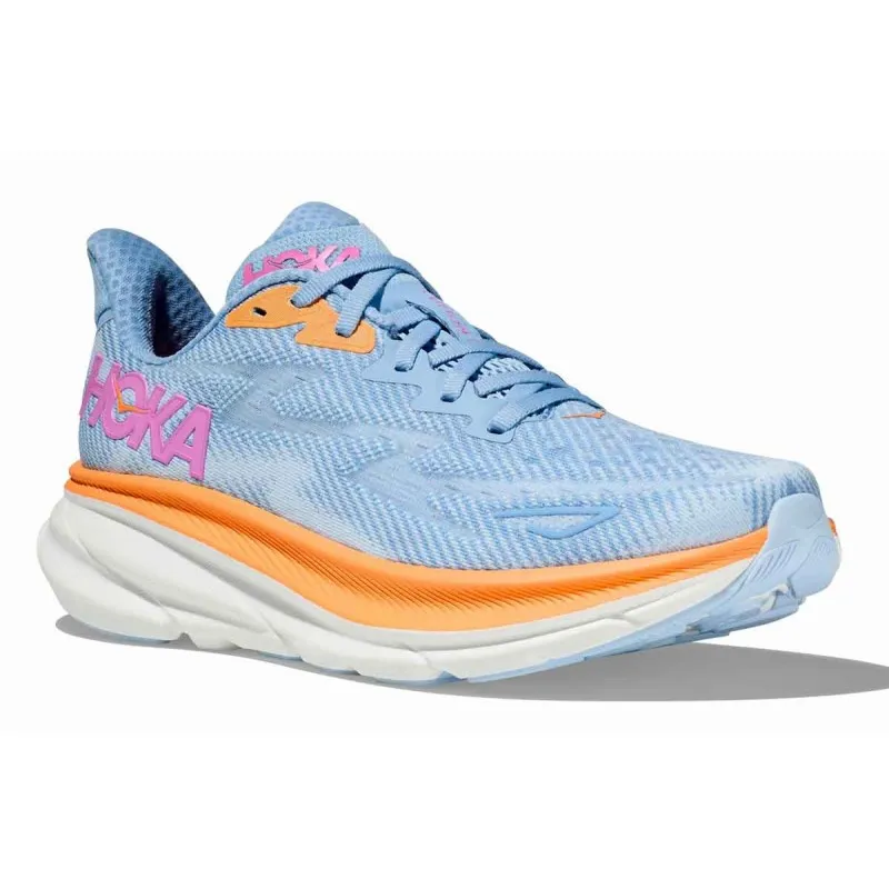 HOKA CLIFTON 9 AIRY BLUE/ICE WATER FOR WOMEN'S