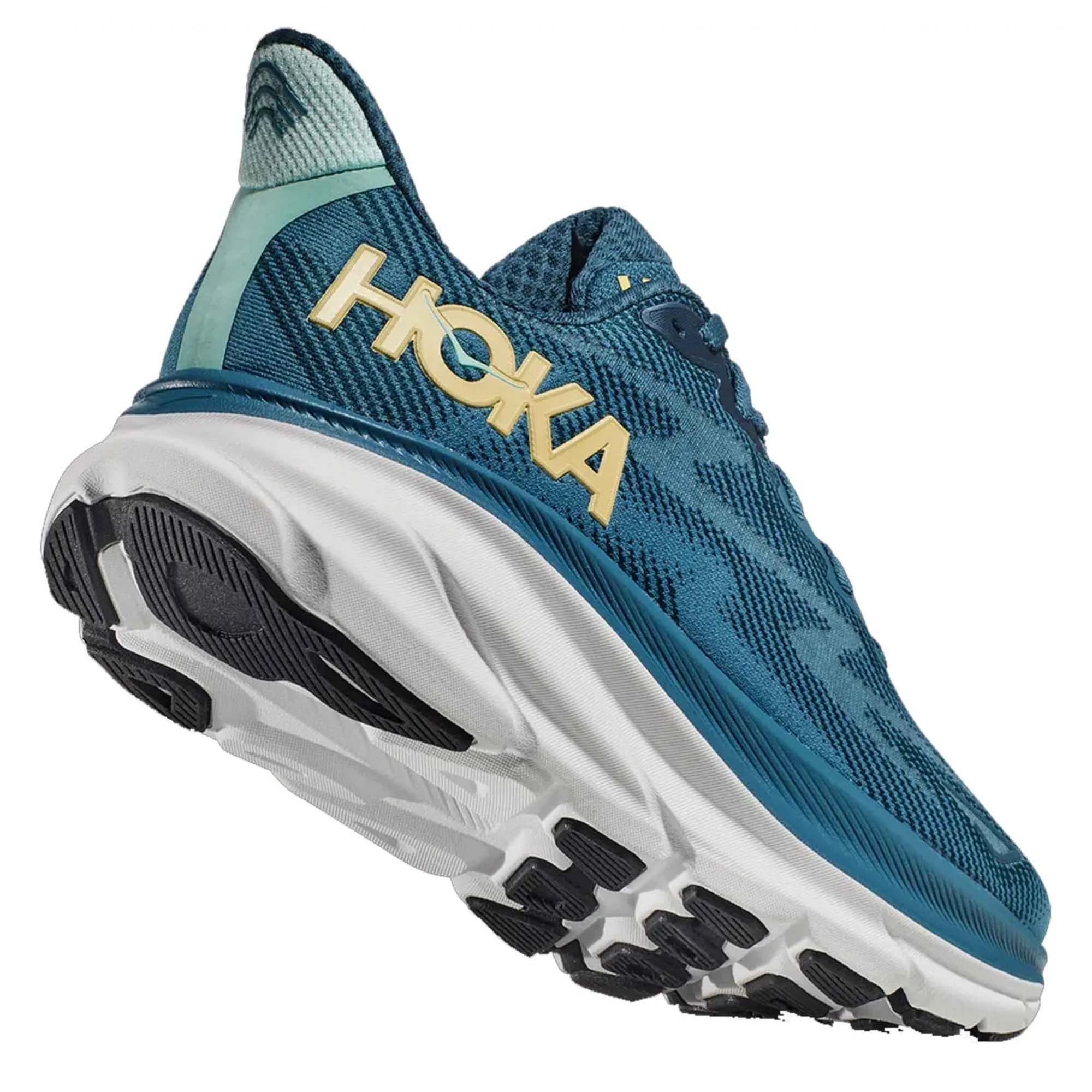 Hoka  Clifton 9 Mens Running Shoes Midnight Ocean/Bluesteel