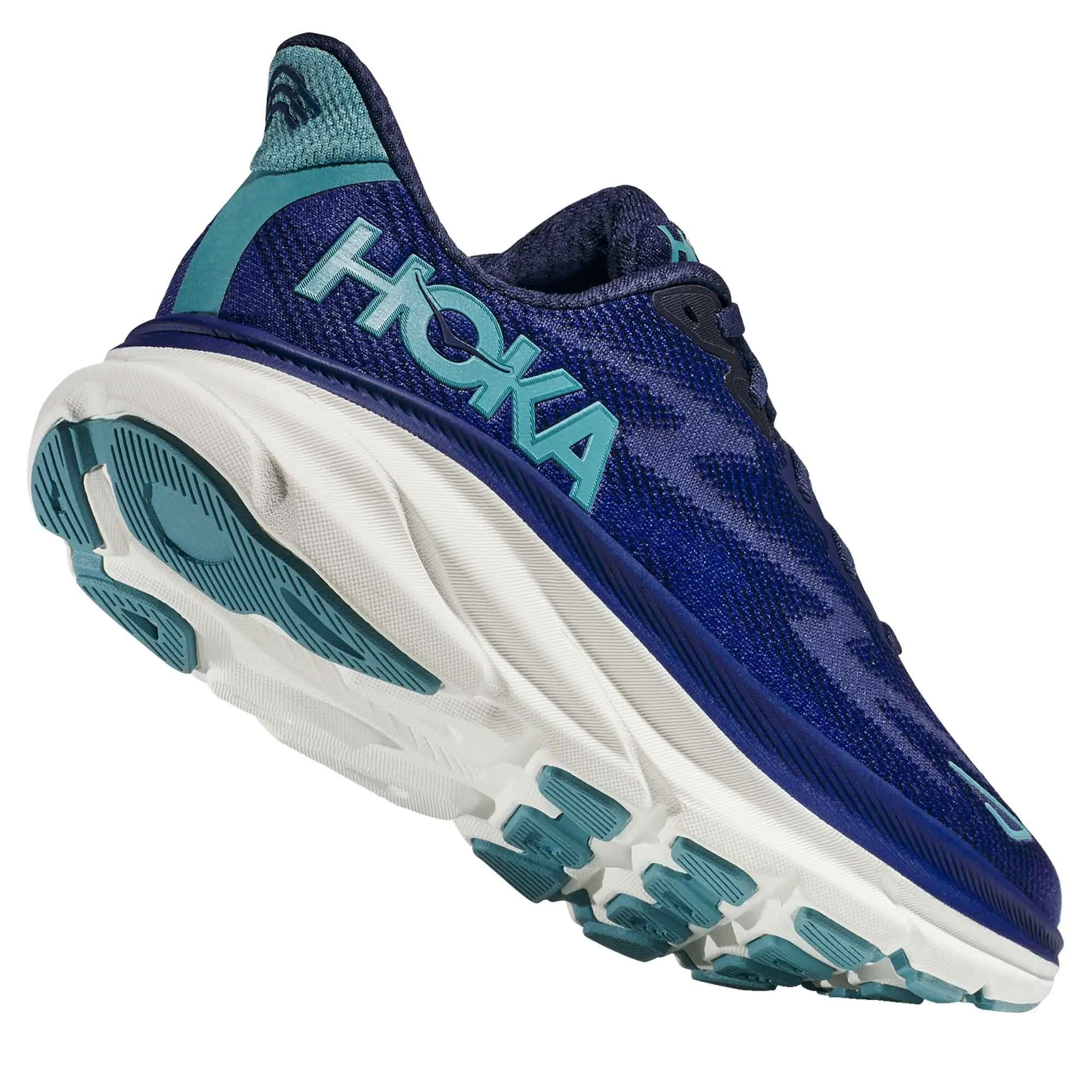 Hoka  Clifton 9 Womens Running Shoes Bellwether Blue/Evening Sky