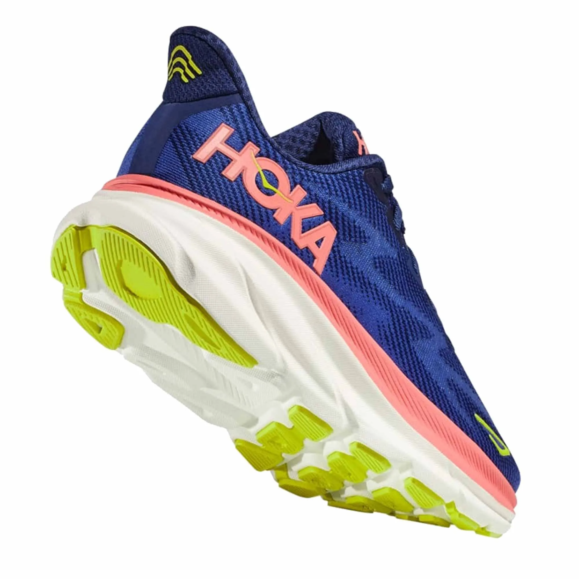 Hoka  Clifton 9 Womens Running Shoes Evening Sky/Coral