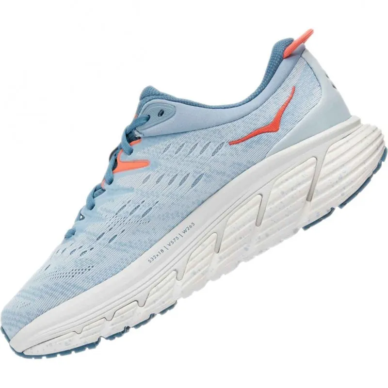 HOKA GAVIOTA 4 WIDE BLUE FOG/PLEIN AIR FOR WOMEN'S