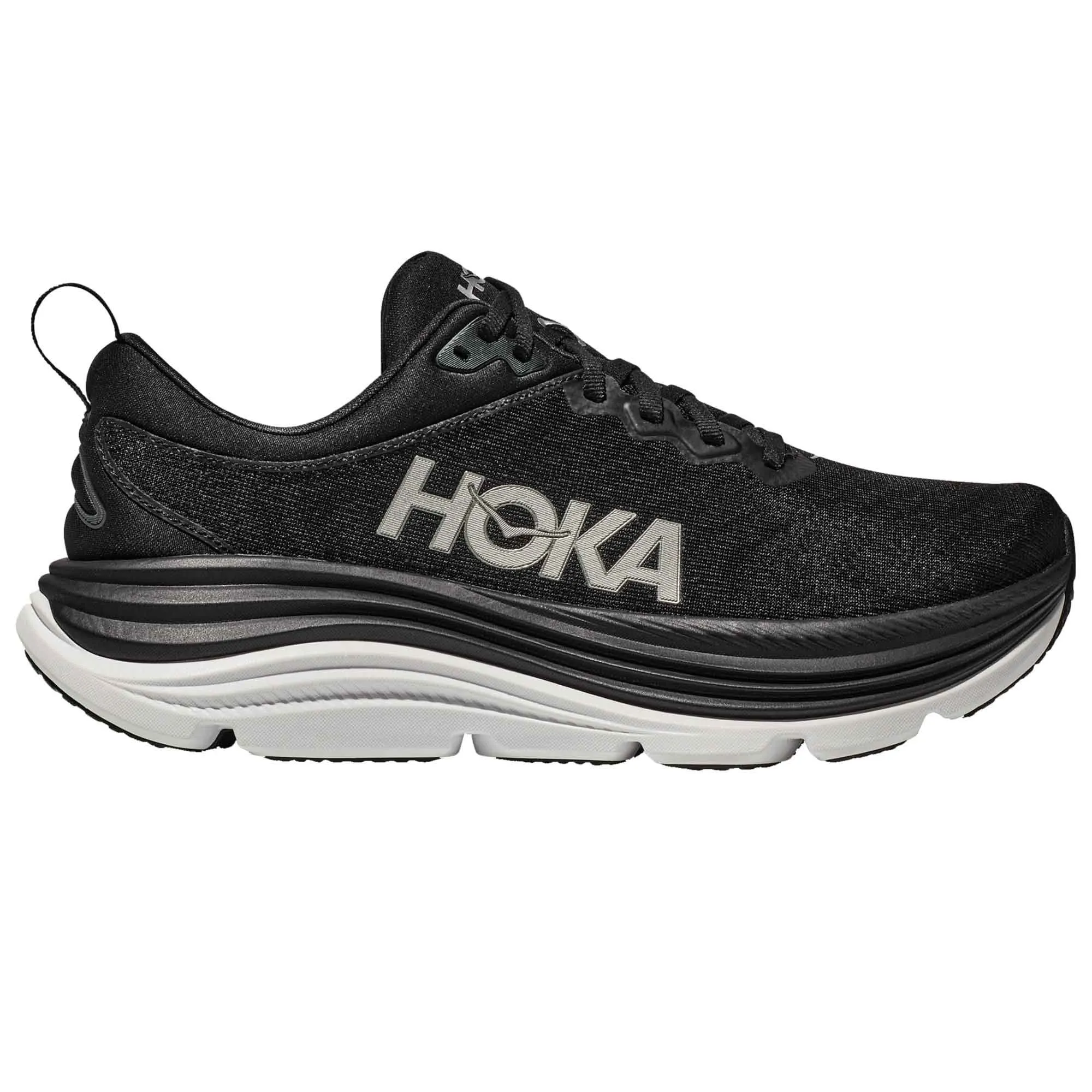 Hoka  Gaviota 5 Wide Mens Running Shoes Black/White