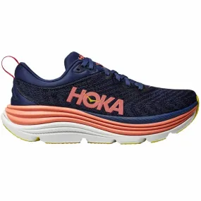 Hoka  Gaviota 5 Wide Womens Running Shoes Evening Sky/Coral