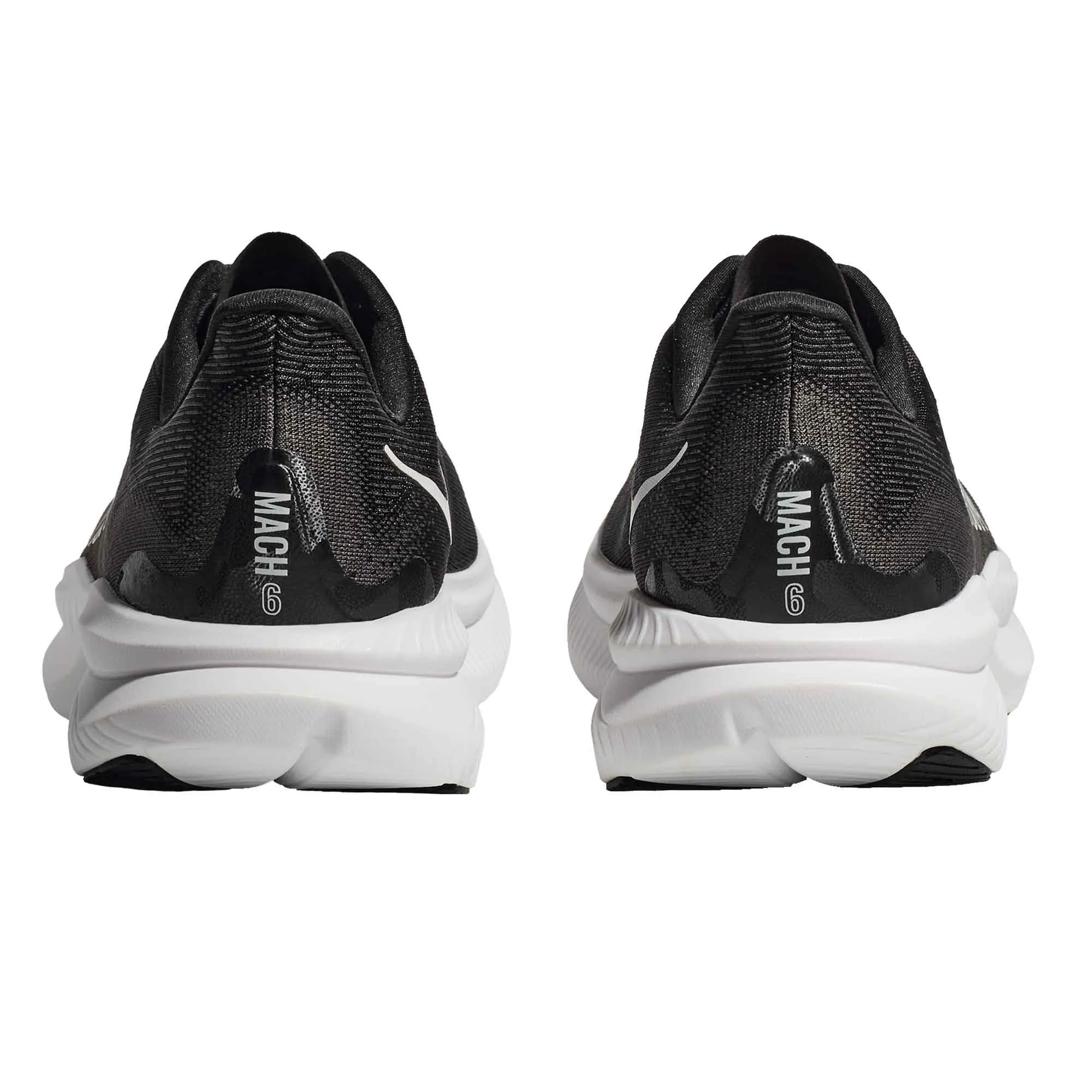 Hoka  Mach 6 Womens Running Shoes Black/White