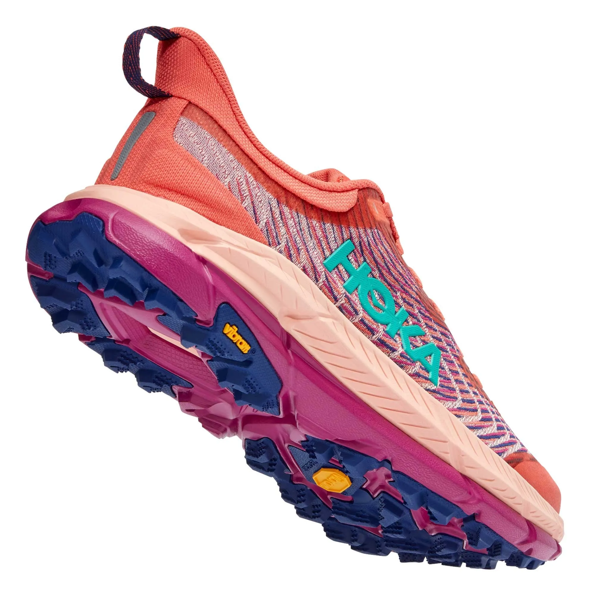 Hoka  Mafate Speed 4 Womens Trail Running Shoes Camellia/Peach Parfait