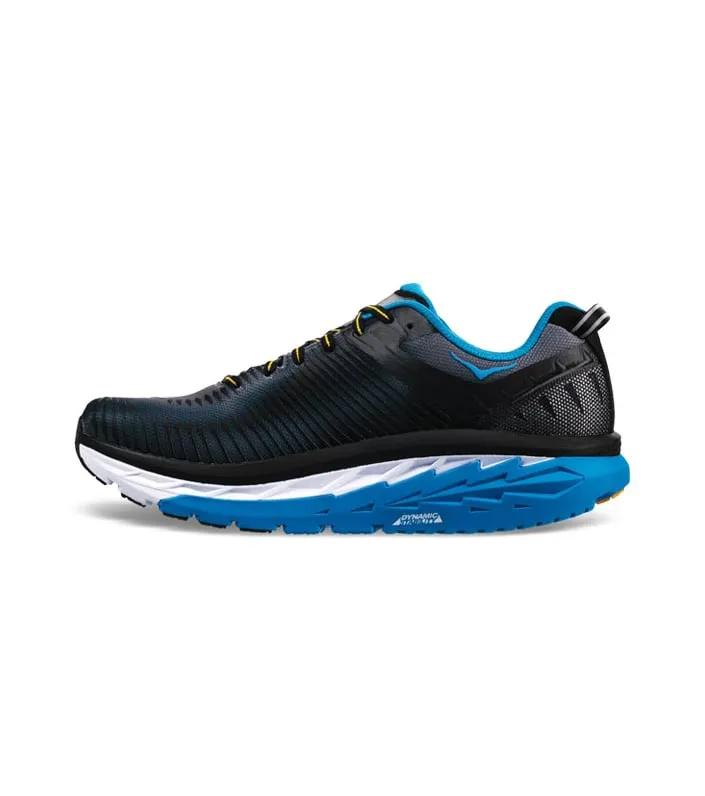 hoka one one arahi 2 (2e) mens black charcoal gray