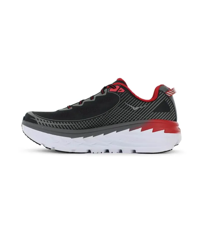 hoka one one bondi 5 (2e) mens black