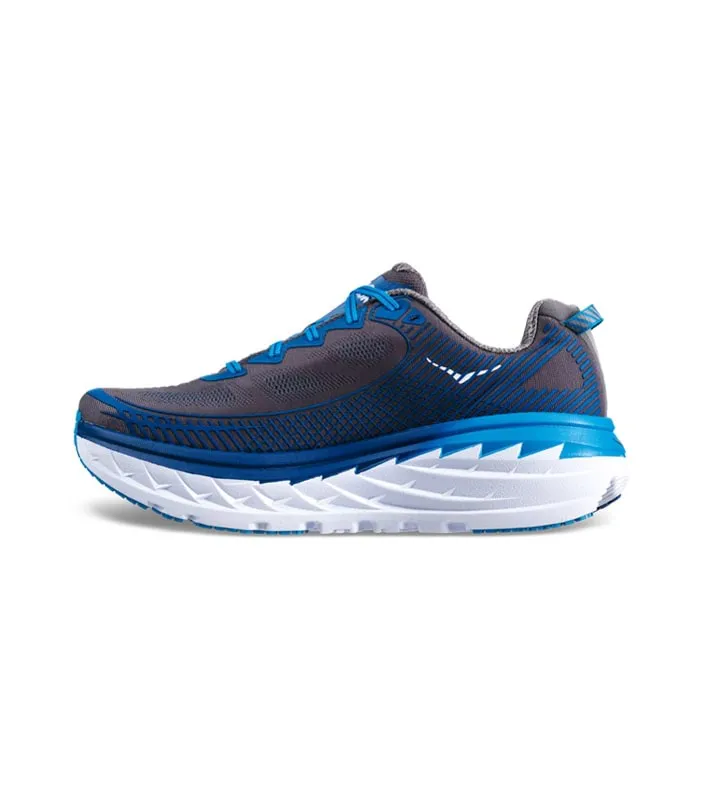 hoka one one bondi 5 (2e) mens charcoal gray