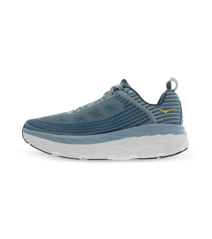 hoka one one bondi 6 (2e) men lead majolica blue