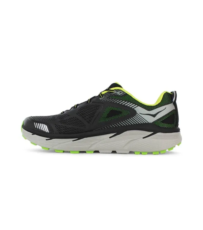 hoka one one challenger atr 3 mens black bright green citrus