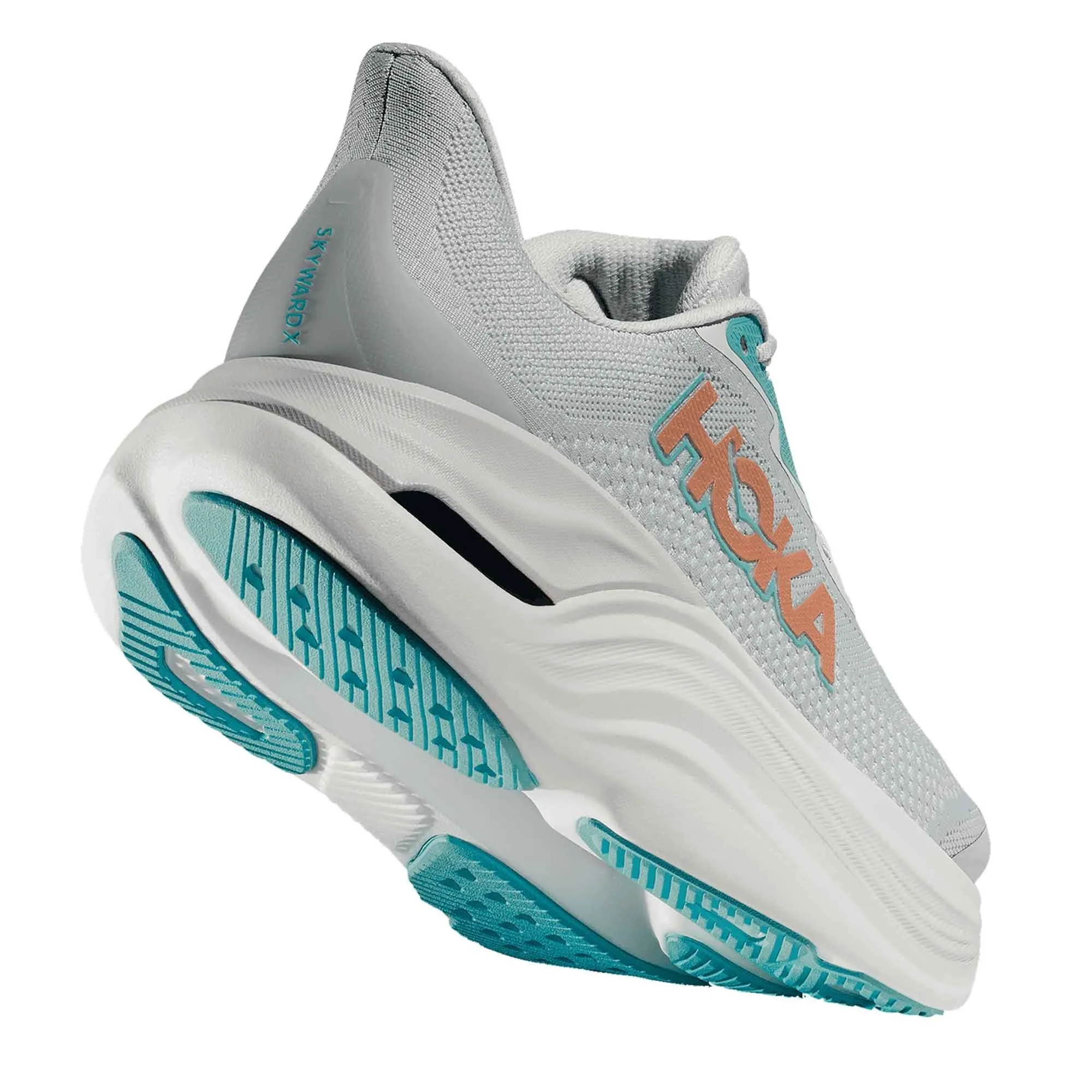 Hoka  Skyward X Womens Running Shoes Cosmic Grey/Rose Gold