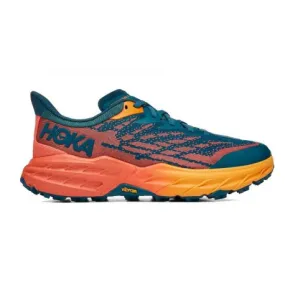 HOKA SPEEDGOAT 5 WIDE BLUE CORAL/CAMELLIA FOR WOMEN'S