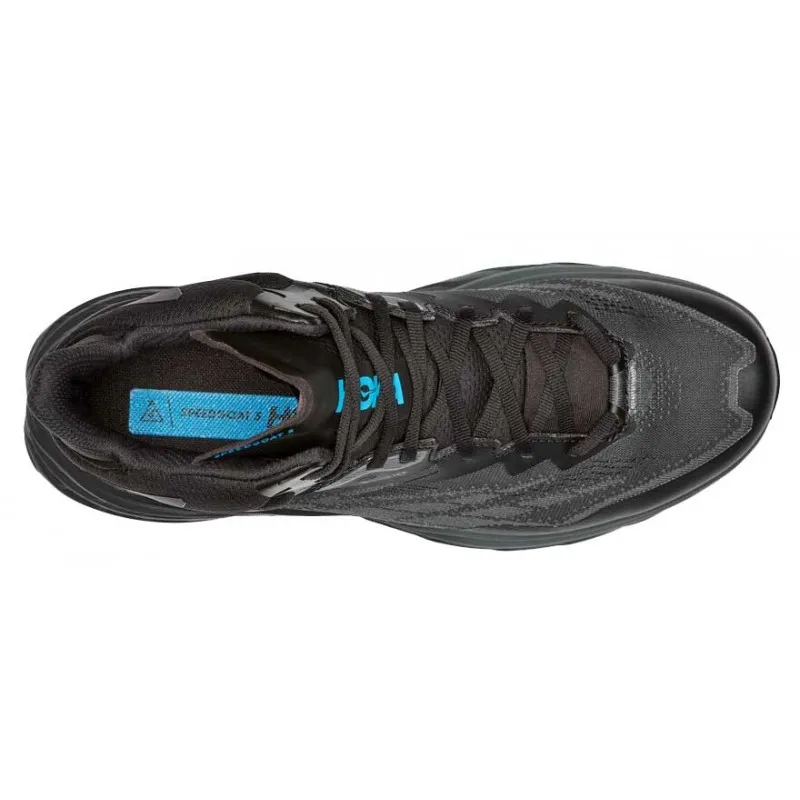 HOKA SPEEDGOAT MID 5 GTX BLACK/BLACK FOR MEN'S