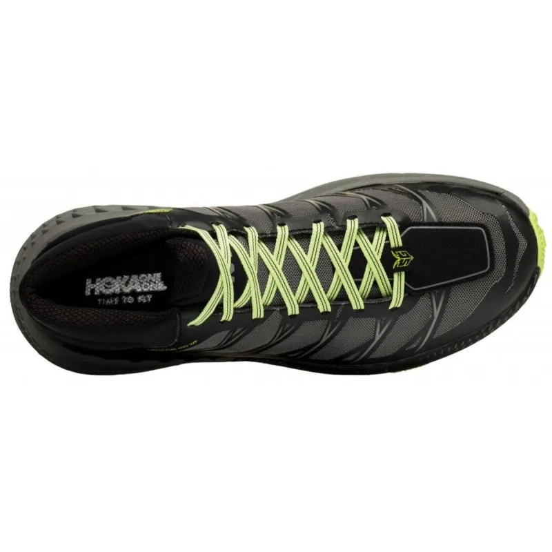 HOKA SPEEDGOAT MID WP BLACK/STEEL GREY FOR MEN'S