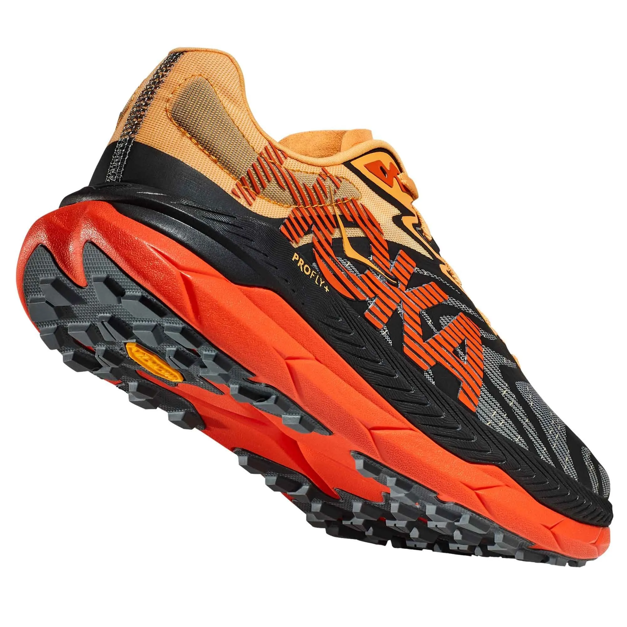 Hoka  Tecton X 2 Mens Trail Running Shoes Black/Flame