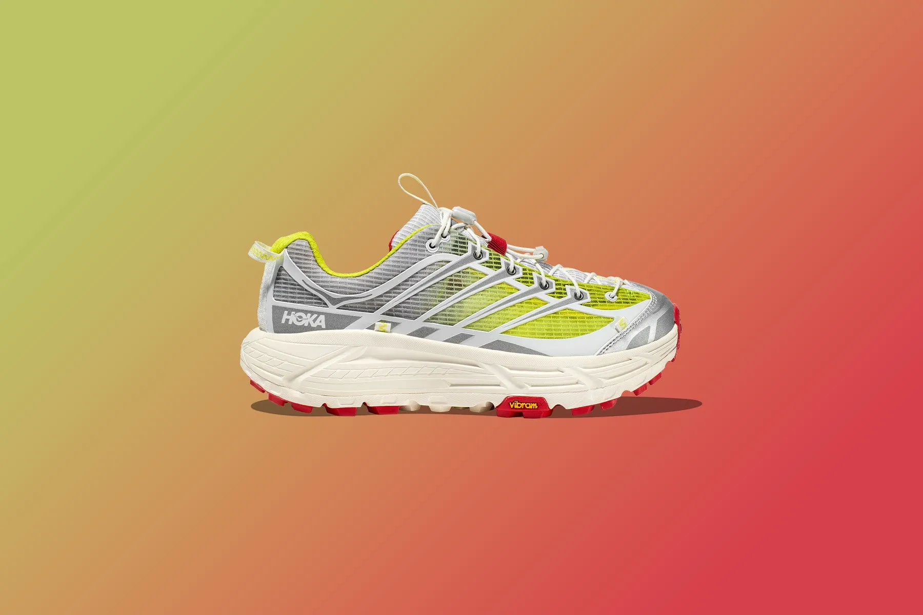 Hoka x Nicole McLaughlin Mafate Speed Three 2 - White/Neon