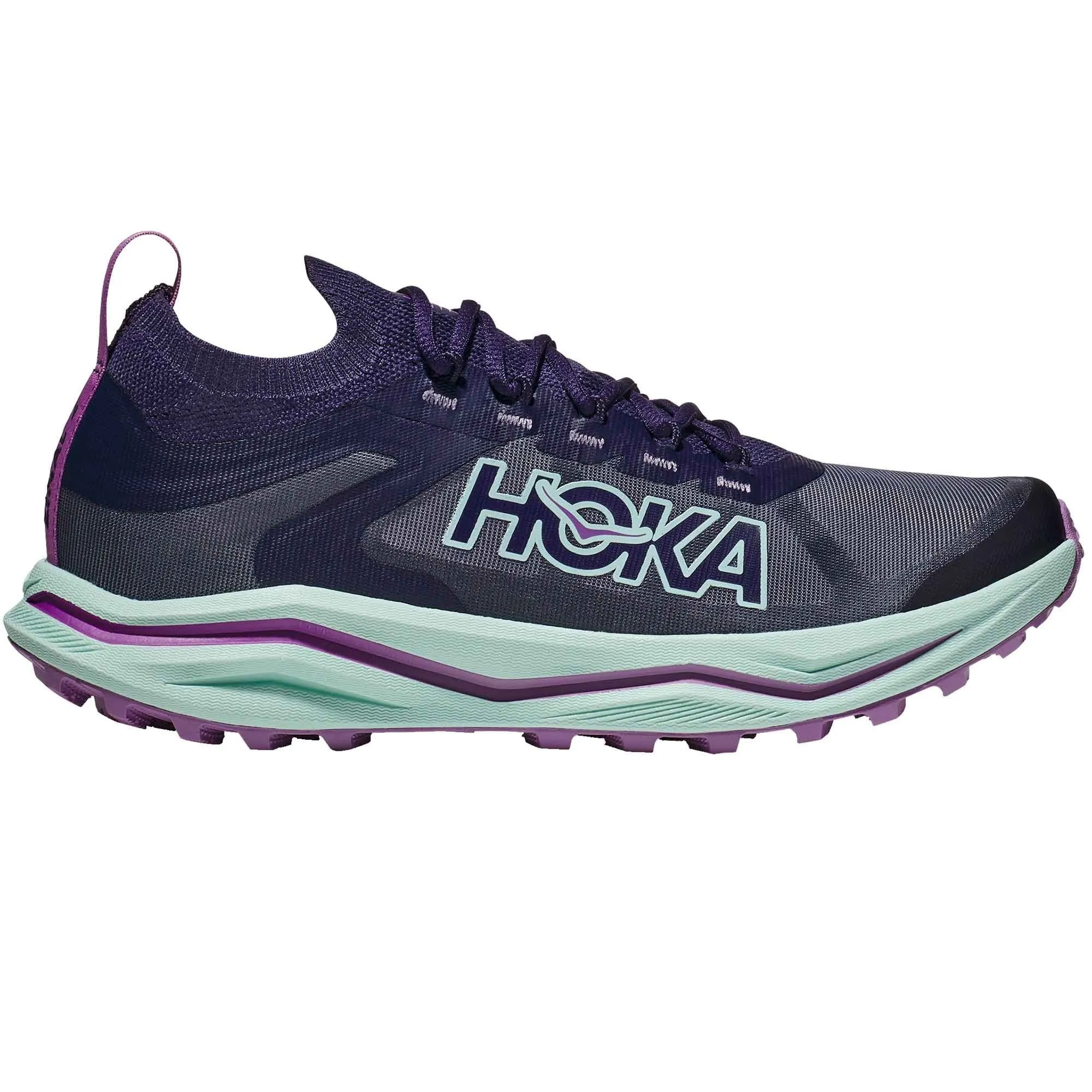 Hoka  Zinal 2 Womens Trail Running Shoes Night Sky/Sunlit Ocean