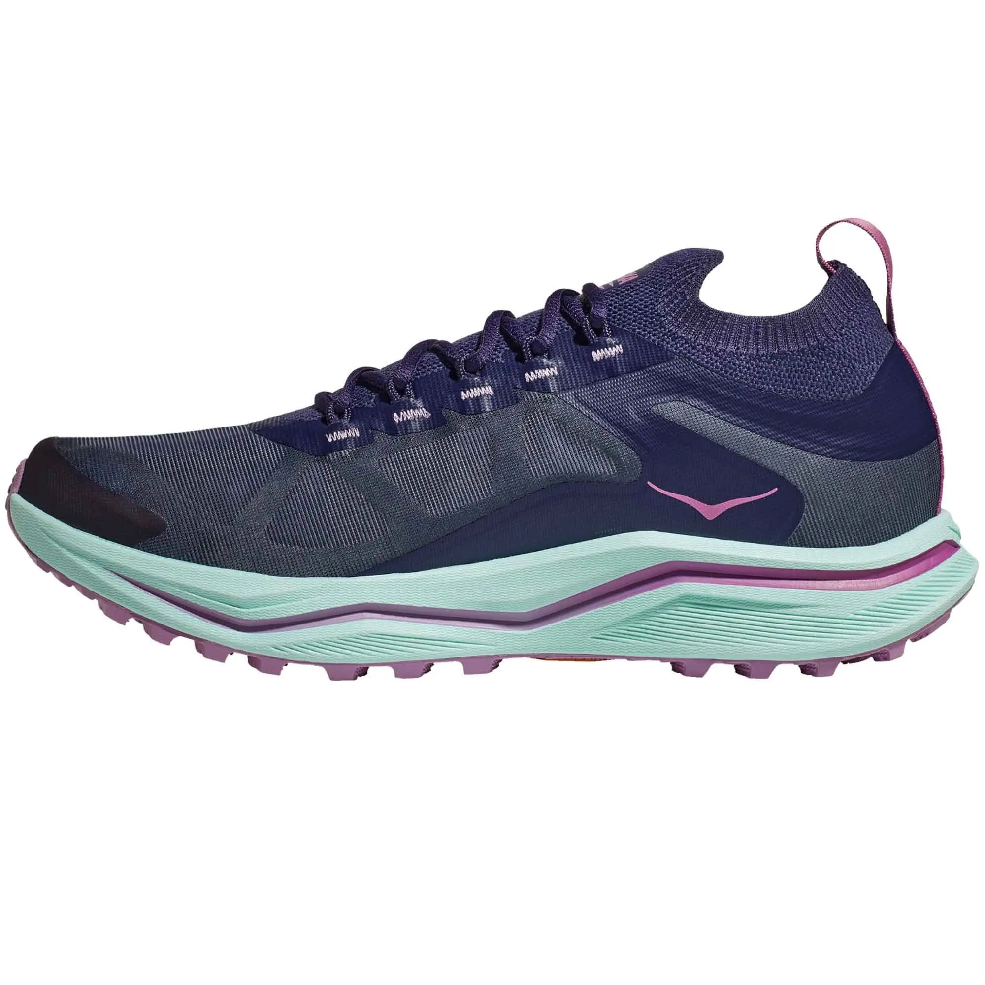 Hoka  Zinal 2 Womens Trail Running Shoes Night Sky/Sunlit Ocean