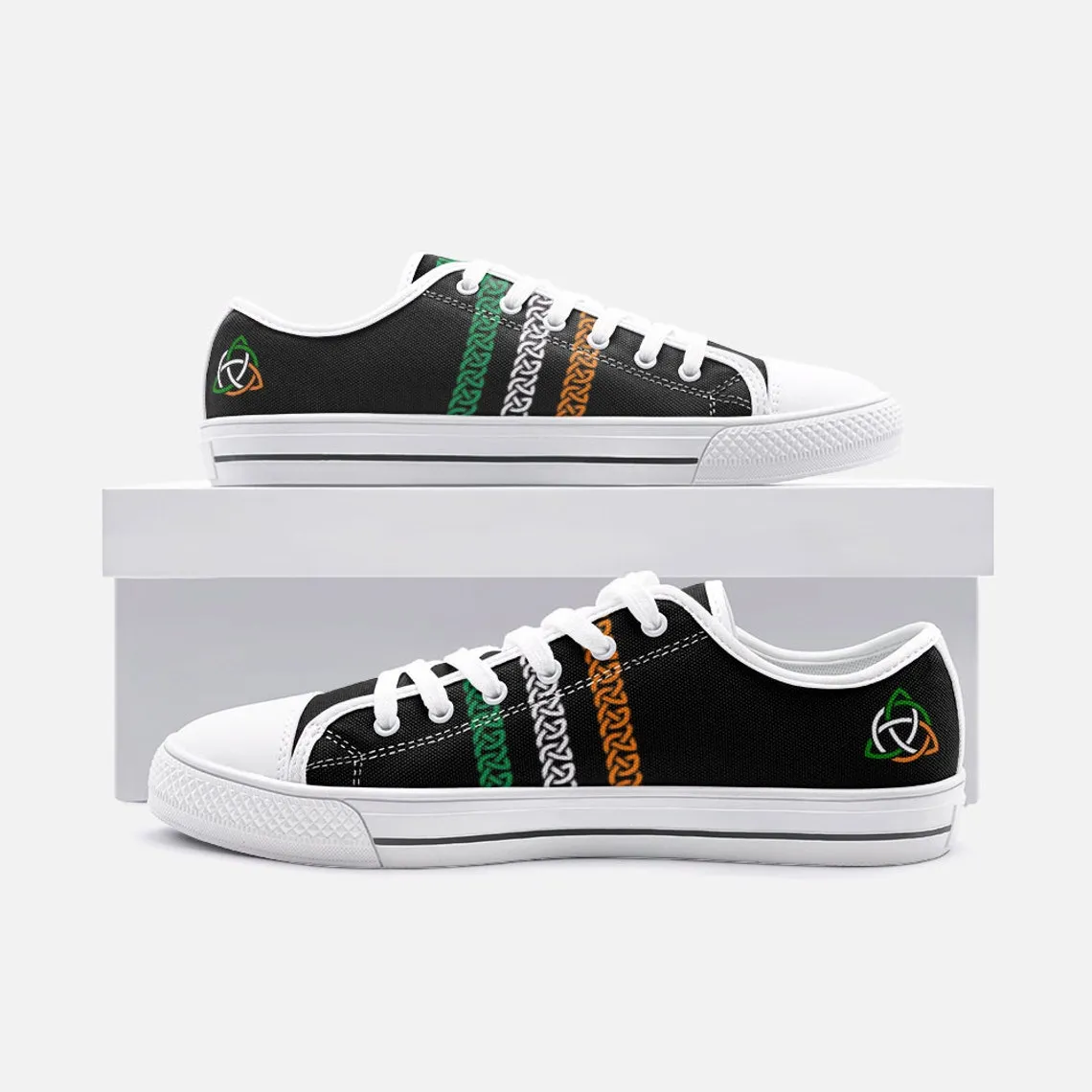 Ireland Celtic Triquetra Irish St Patrick’s Day Converse Sneakers Low Top Shoes