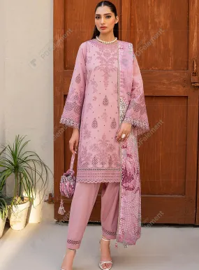 Iris By Jazmin Eid Spring Embroidered Lawn 3 Piece Unstitched Suit JZ24I D1