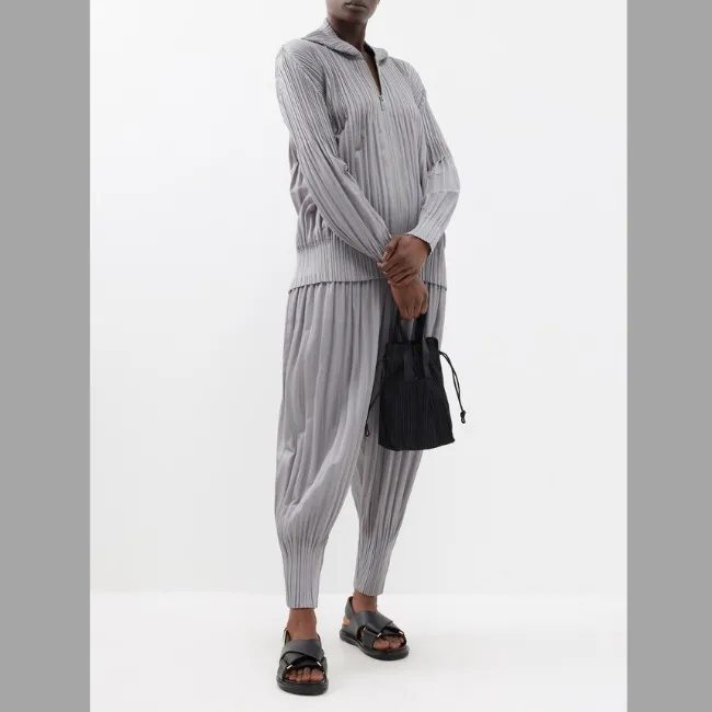 ISSEY MIYAKE  |Street Style Long Sleeves Plain Hoodies & Sweatshirts