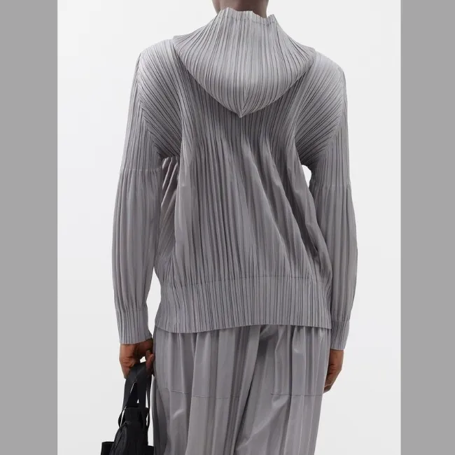 ISSEY MIYAKE  |Street Style Long Sleeves Plain Hoodies & Sweatshirts