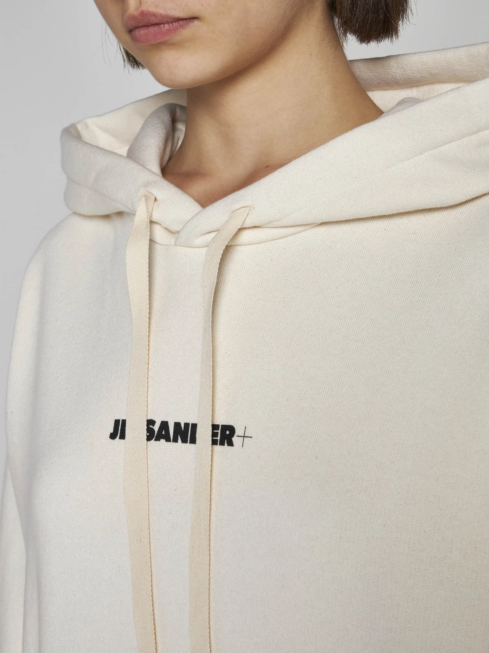 Jil Sander  |Unisex Wool U-Neck Long Sleeves Plain Logo