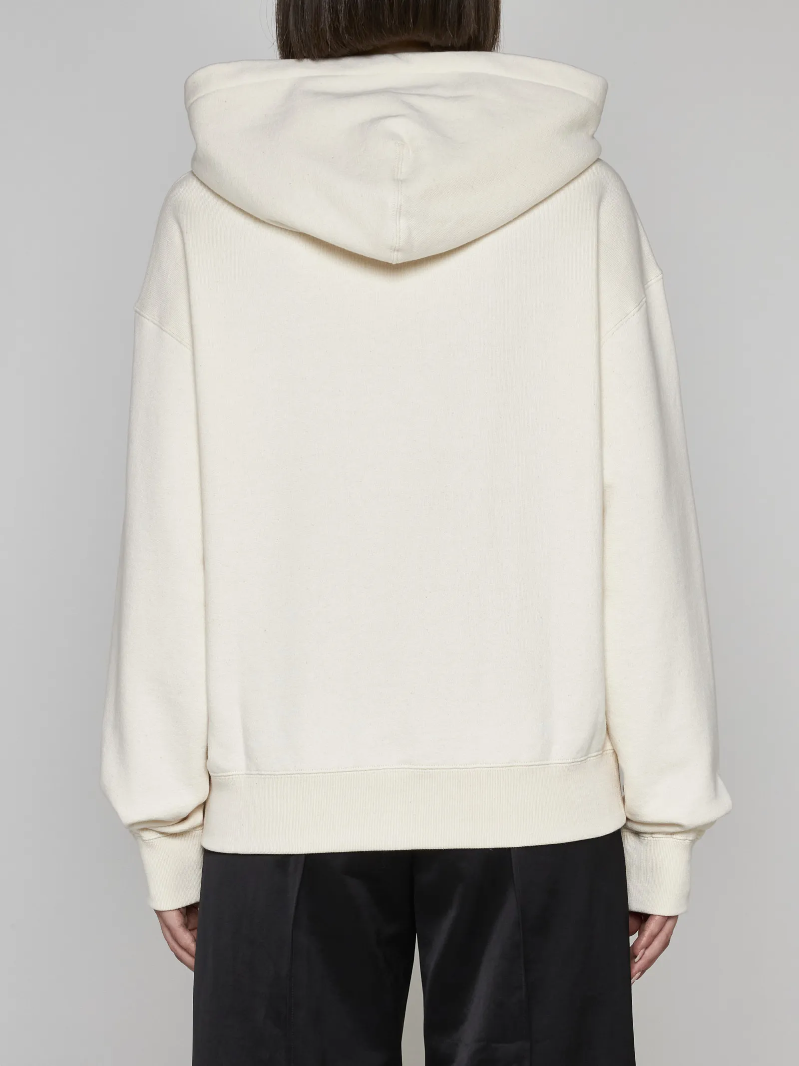 Jil Sander  |Unisex Wool U-Neck Long Sleeves Plain Logo