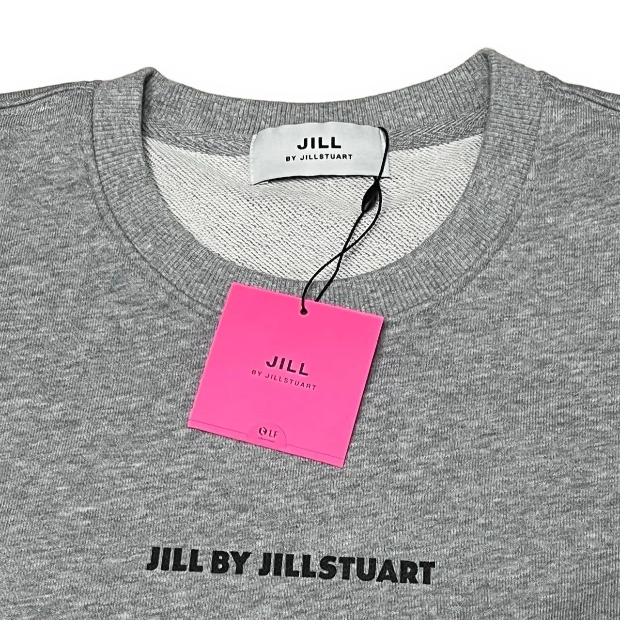 JILLSTUART  |Crew Neck Unisex Sweat Long Sleeves Cotton Oversized Logo