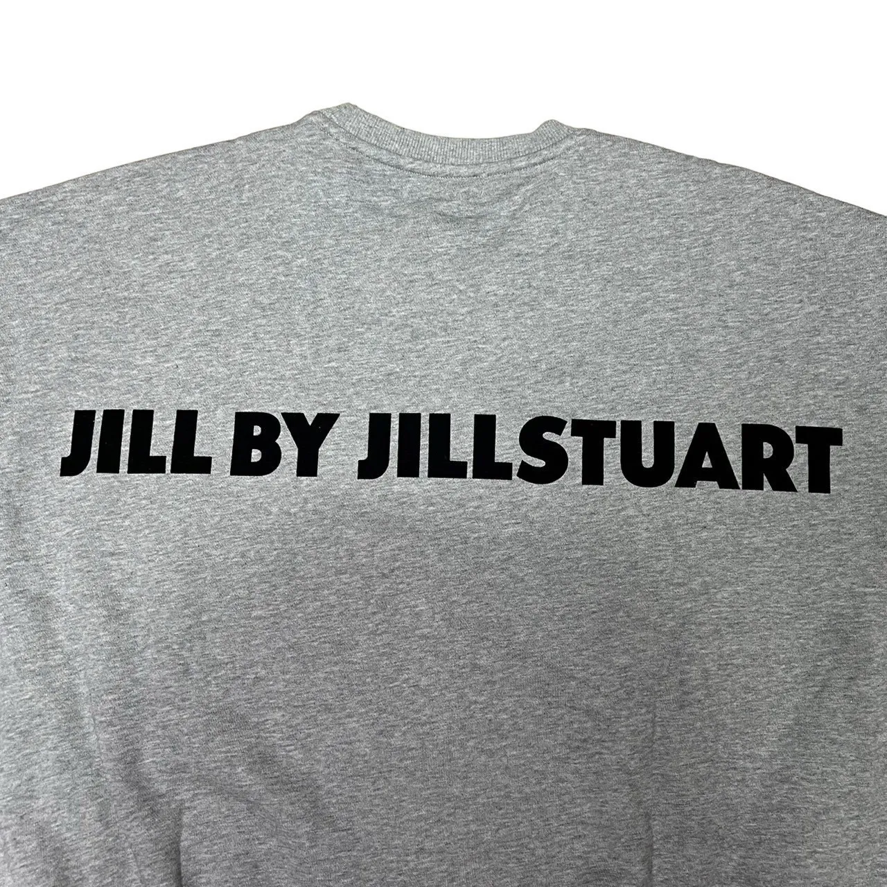 JILLSTUART  |Crew Neck Unisex Sweat Long Sleeves Cotton Oversized Logo