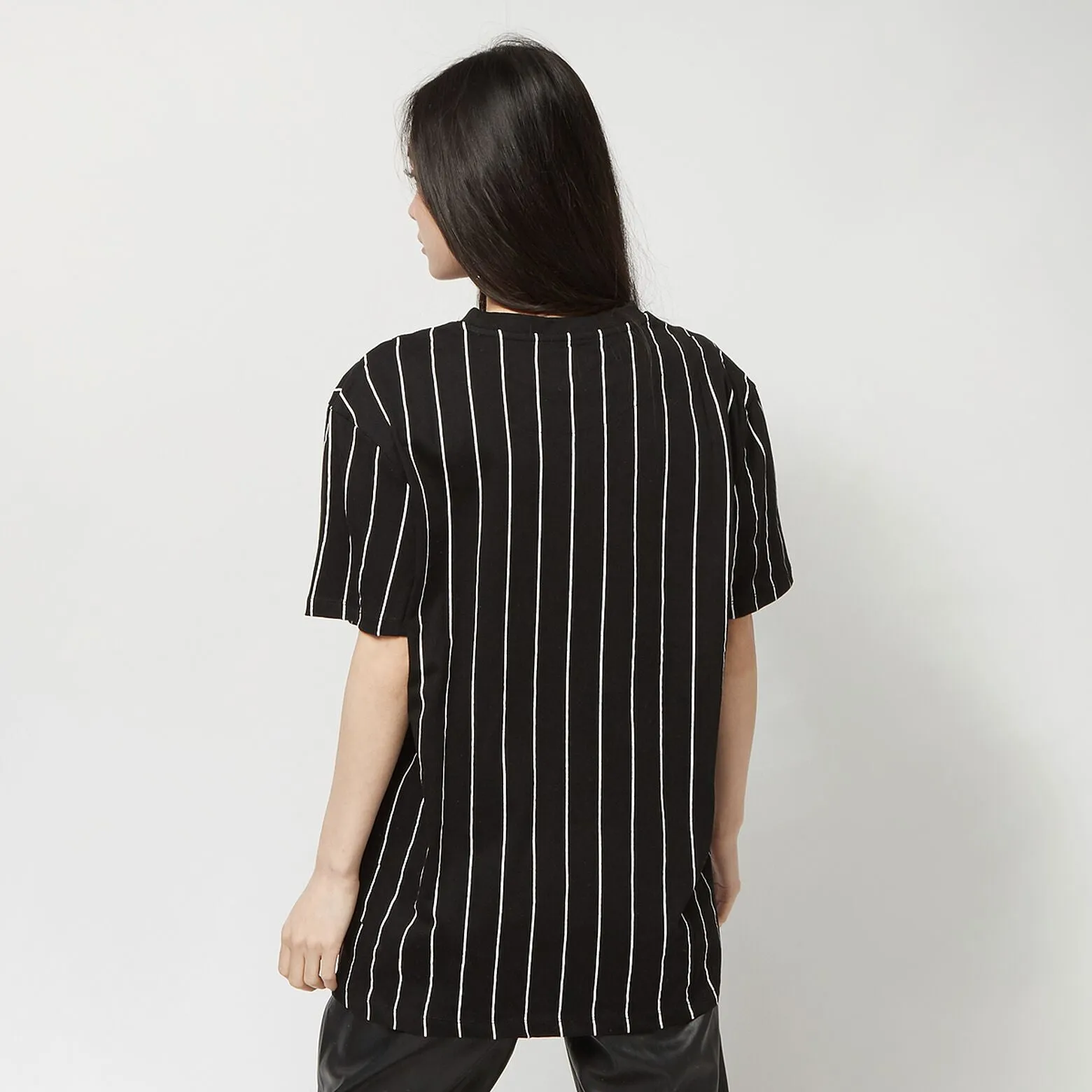 Karl Kani Small Signature Essential Pinstripe OS Tee (W)