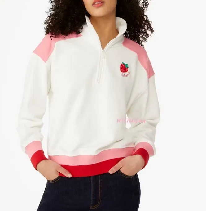 kate spade new york  |Long Sleeves Cotton Outlet Hoodies & Sweatshirts