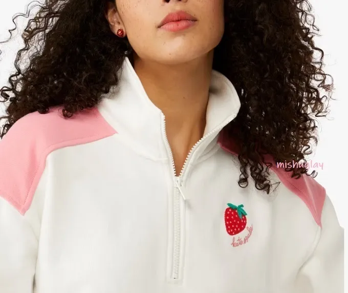 kate spade new york  |Long Sleeves Cotton Outlet Hoodies & Sweatshirts