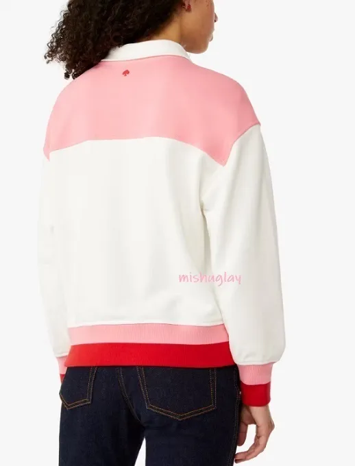 kate spade new york  |Long Sleeves Cotton Outlet Hoodies & Sweatshirts