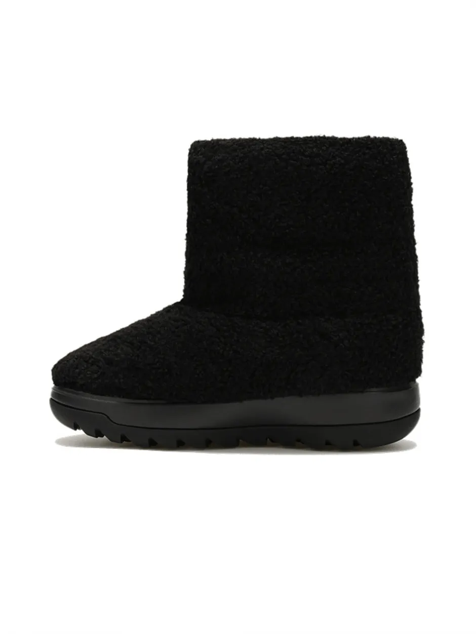 LEICESTER Fleece Boots Black