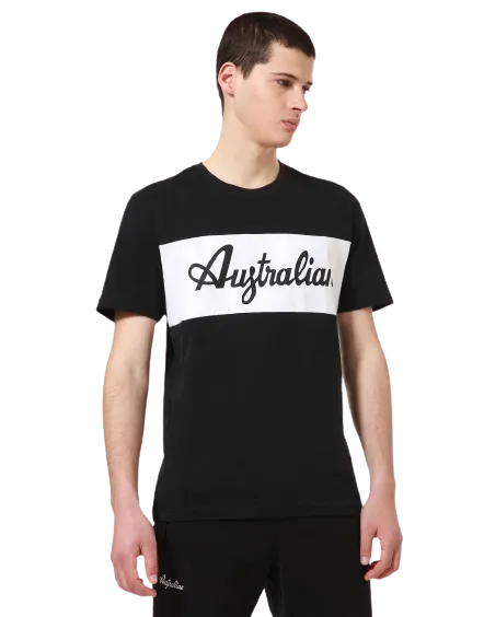 LOGO COTTON T-SHIRT: AUSTRALIAN SPORTSWEAR