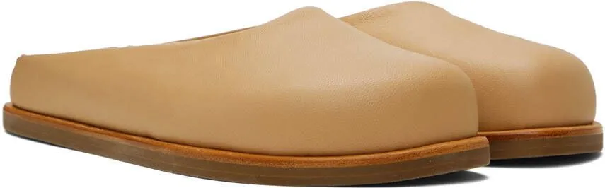 LÉMÉLS Beige LM02 Slip-On Loafers