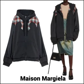 Maison Margiela  |Other Plaid Patterns Long Sleeves Cotton Oversized