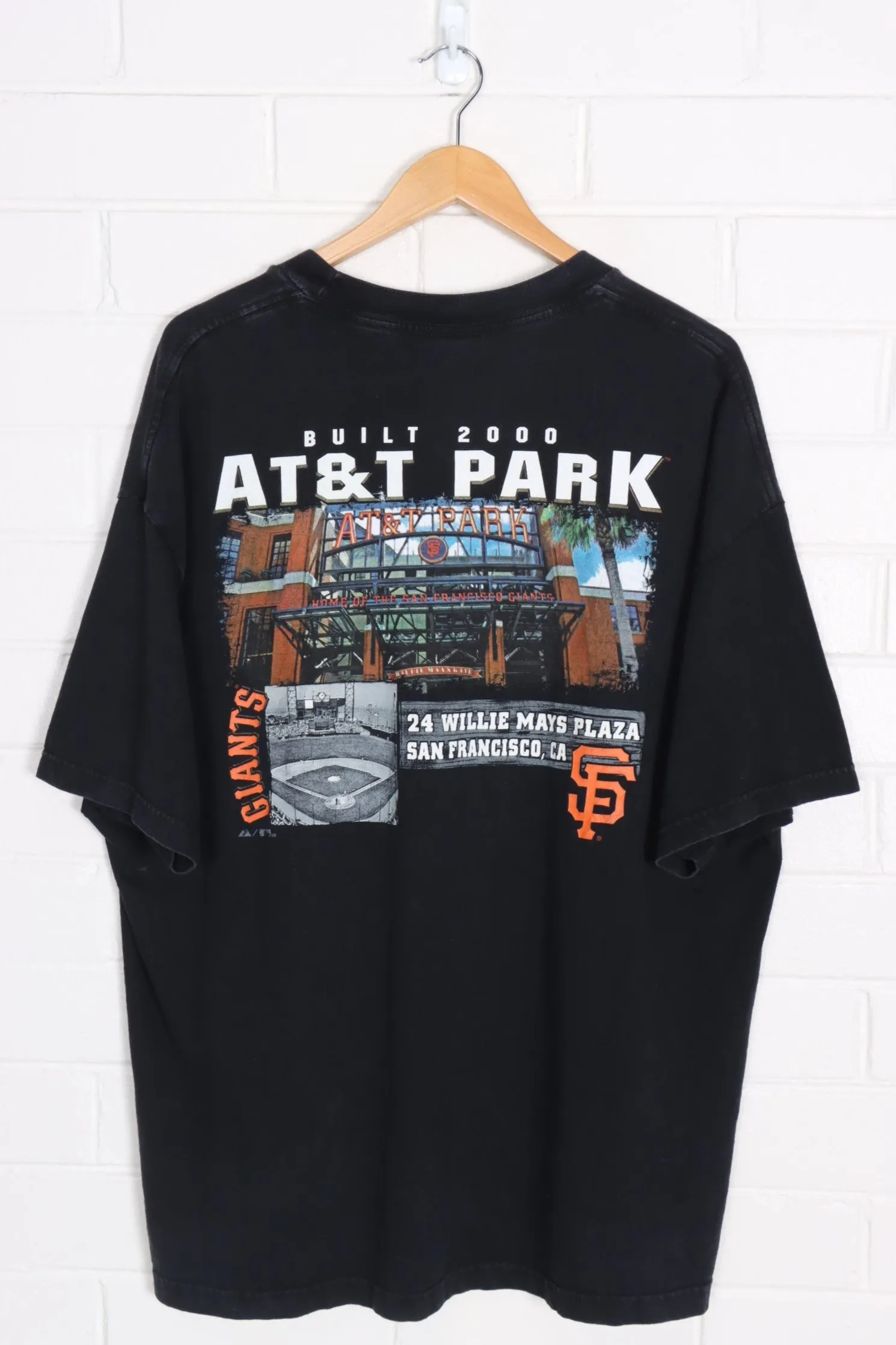 MAJESTIC San Francisco Giants Front & Back Baseball Tee (XXL)