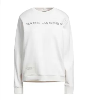 MARC JACOBS  |Long Sleeves Plain Cotton Logo Hoodies & Sweatshirts