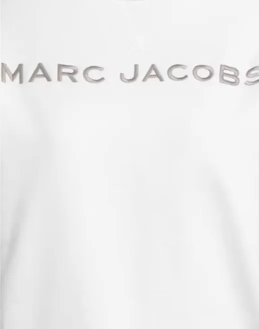 MARC JACOBS  |Long Sleeves Plain Cotton Logo Hoodies & Sweatshirts