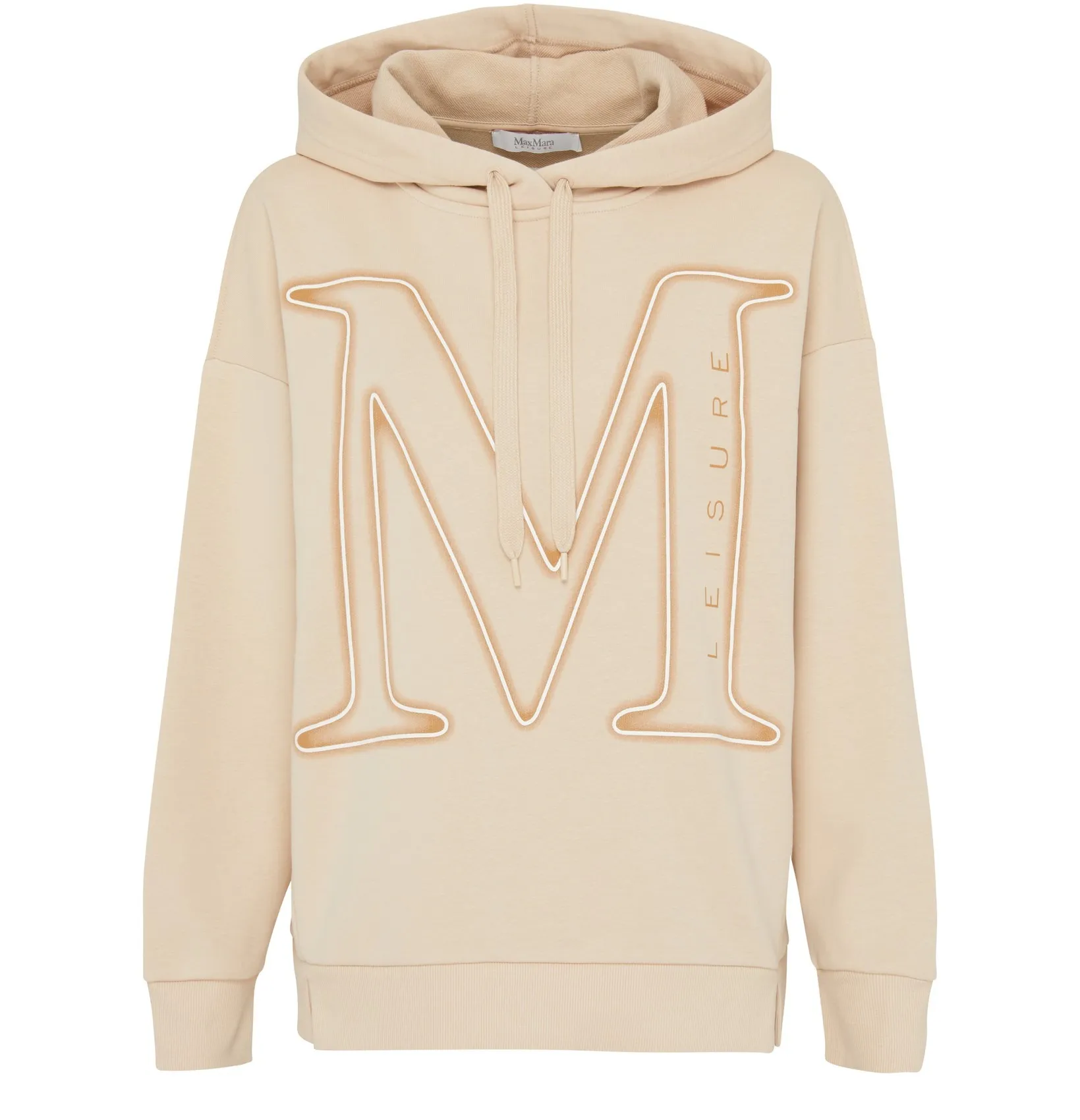 MaxMara  |Blended Fabrics Long Sleeves Cotton Logo