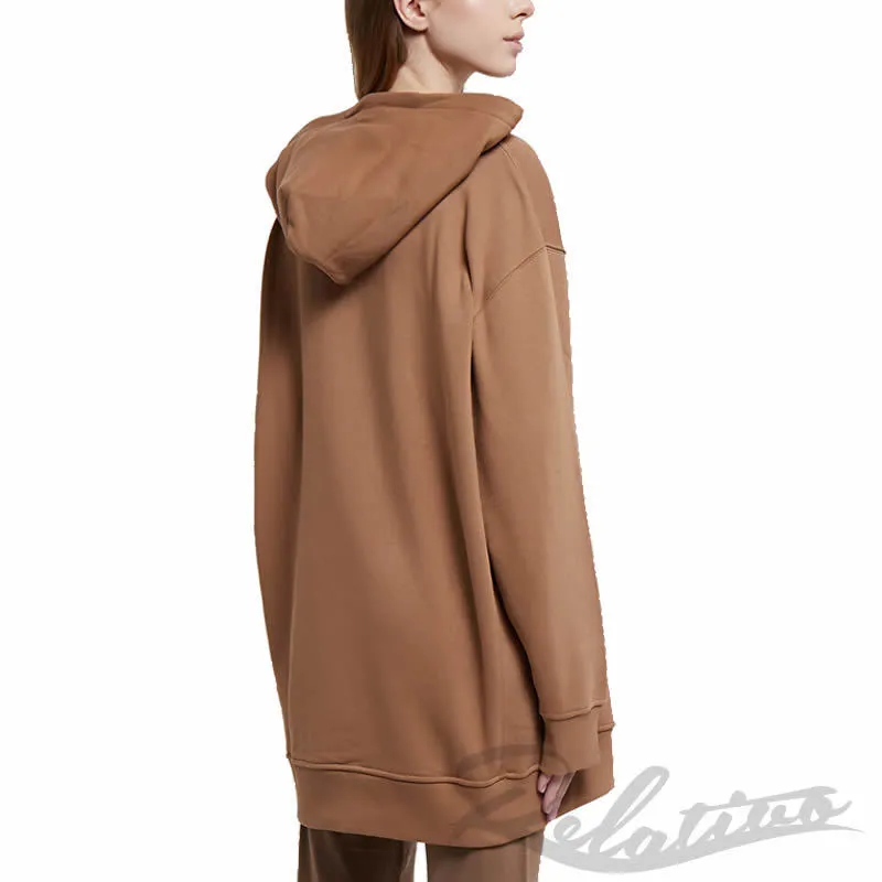 MaxMara  |Long Sleeves Cotton Logo Hoodies & Sweatshirts