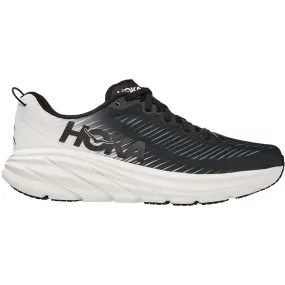 Men's Hoka One One Rincon 3, Black/White, 10 2E Wide