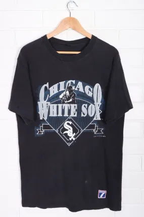 MLB Chicago White Sox 1991 Single Stitch LOGO 7 Tall T-Shirt (M-L)