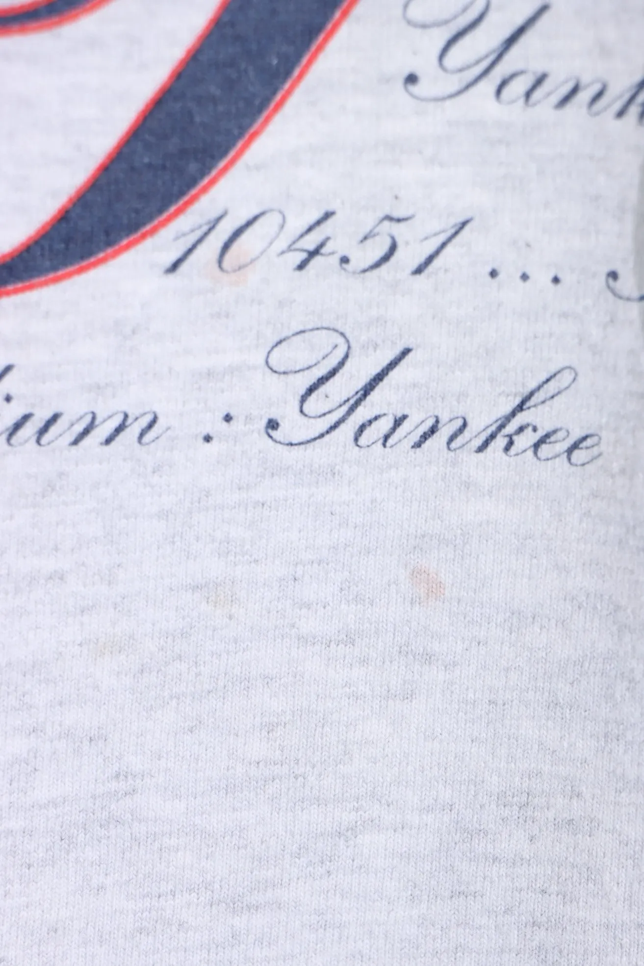 MLB New York Yankees 1991 Single Stitch NUTMEG T-Shirt (XL)