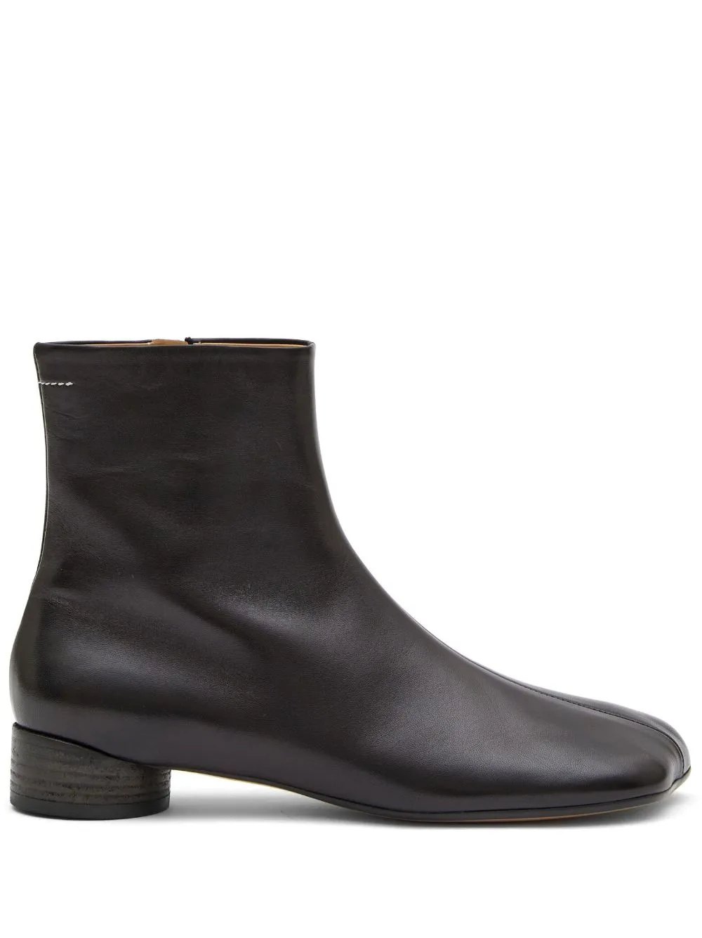 MM6 MAISON MARGIELA Leather Ankle Boots for Women