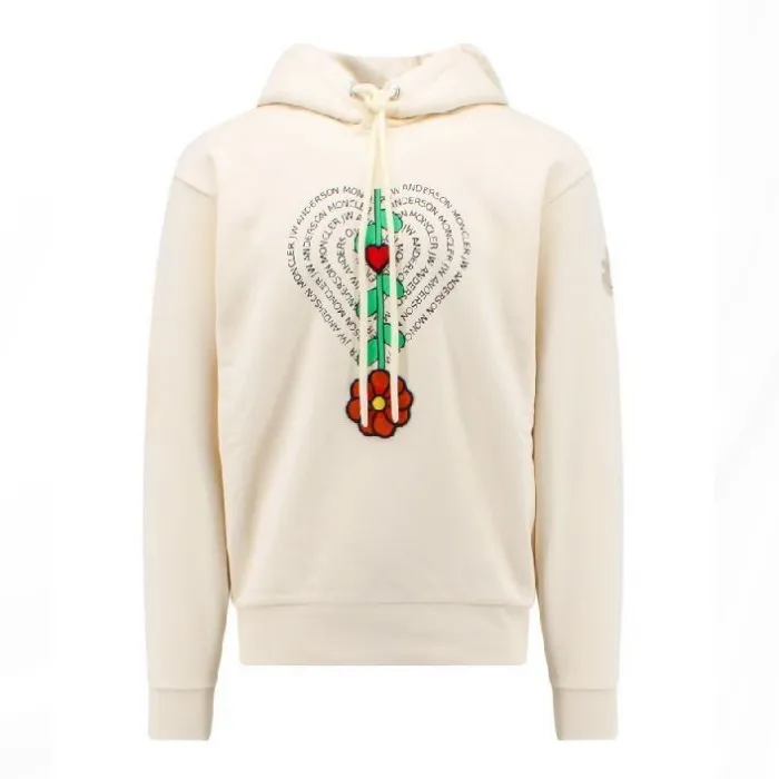 MONCLER  |Flower Patterns Unisex Long Sleeves Cotton Logo